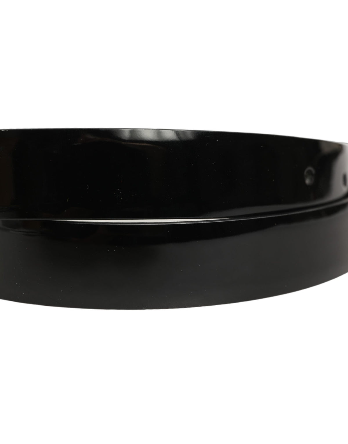 Dolce & Gabbana Leather & Metal Belt - Black Gold