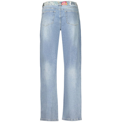 Desigual Azzurro Cotton Womens Jeans