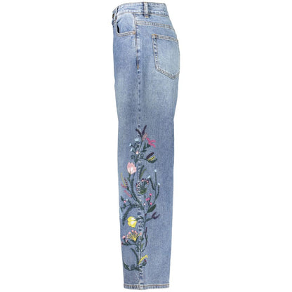 Desigual Blue Cotton Women's Jean