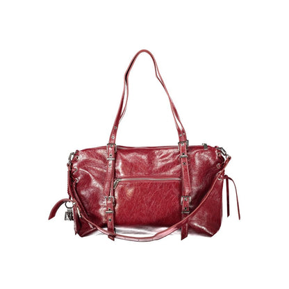 Desigual Rosso Polyurethane Women Bag with Adjustable and Removable Strap