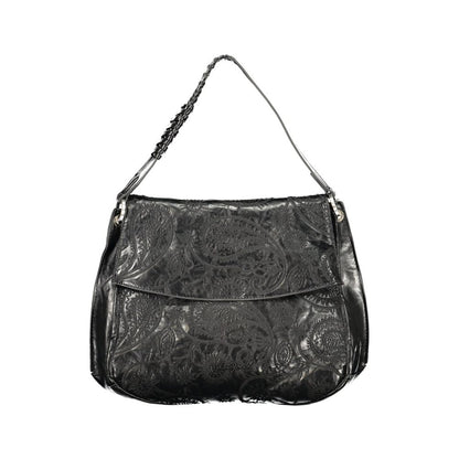 Backpack Handbag by Desigual for women in polyethylene black features a refined silhouette, showcasing a secure zipper & magnetic, organized external-pockets & internal-pockets, and versatile backpack-strap, adjustable-strap & handle for a refined finish.