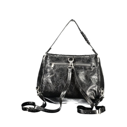 Backpack Handbag by Desigual for women in polyethylene black features a exquisite silhouette, showcasing a secure zipper & magnetic and exquisite external-pockets & internal-pockets with versatile backpack-strap, adjustable-strap & handle for a exquisite finish.