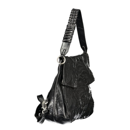 Backpack Handbag by Desigual for women in polyethylene black features a contemporary silhouette, showcasing a secure zipper & magnetic, ample external-pockets & internal-pockets, and contemporary backpack-strap, adjustable-strap & handle for a sophisticated look.