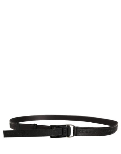 Dolce & Gabbana Men Black Nylon Webbing Plastic Buckle Belt