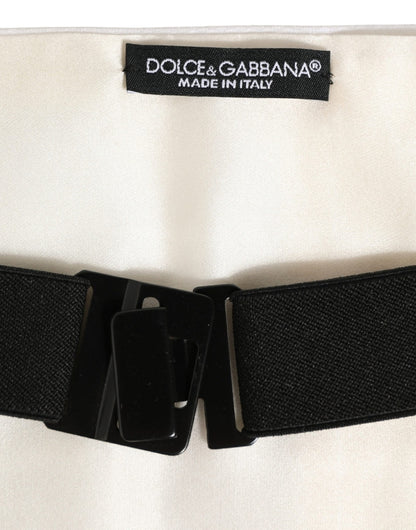 Dolce & Gabbana Cotton Cummerbund - White