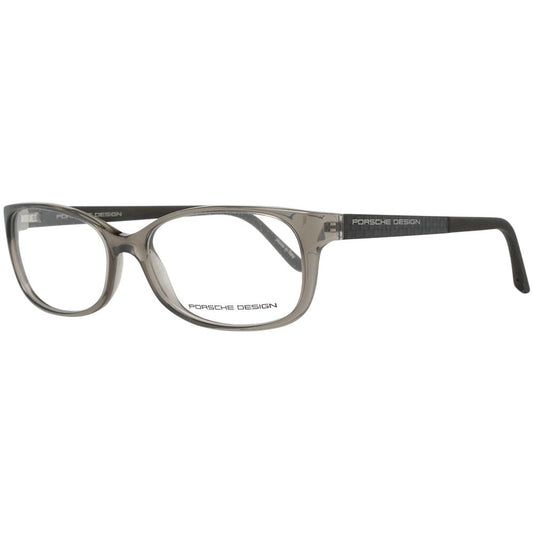 Eyeglasses Frames by Porsche Design for women in gray features an refined silhouette, showcasing a sophisticated gray coloured frame and refined full-frame frame design for a refined look.