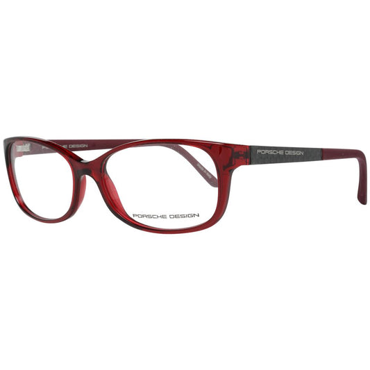 Eyeglasses Frames by Porsche Design for women in and red showcases an refined full-frame frame design featuring a sophisticated red coloured frame for an refined and refined aesthetic.