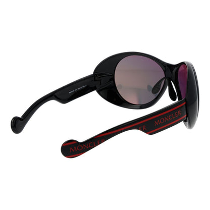 Moncler Black Plastic Sunglasses