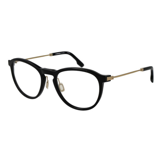 Eyeglasses Frames by Rodenstock for men in titanium and black showcases a refined silhouette, detailed with a black coloured frame finish and a sophisticated full-frame frame design.