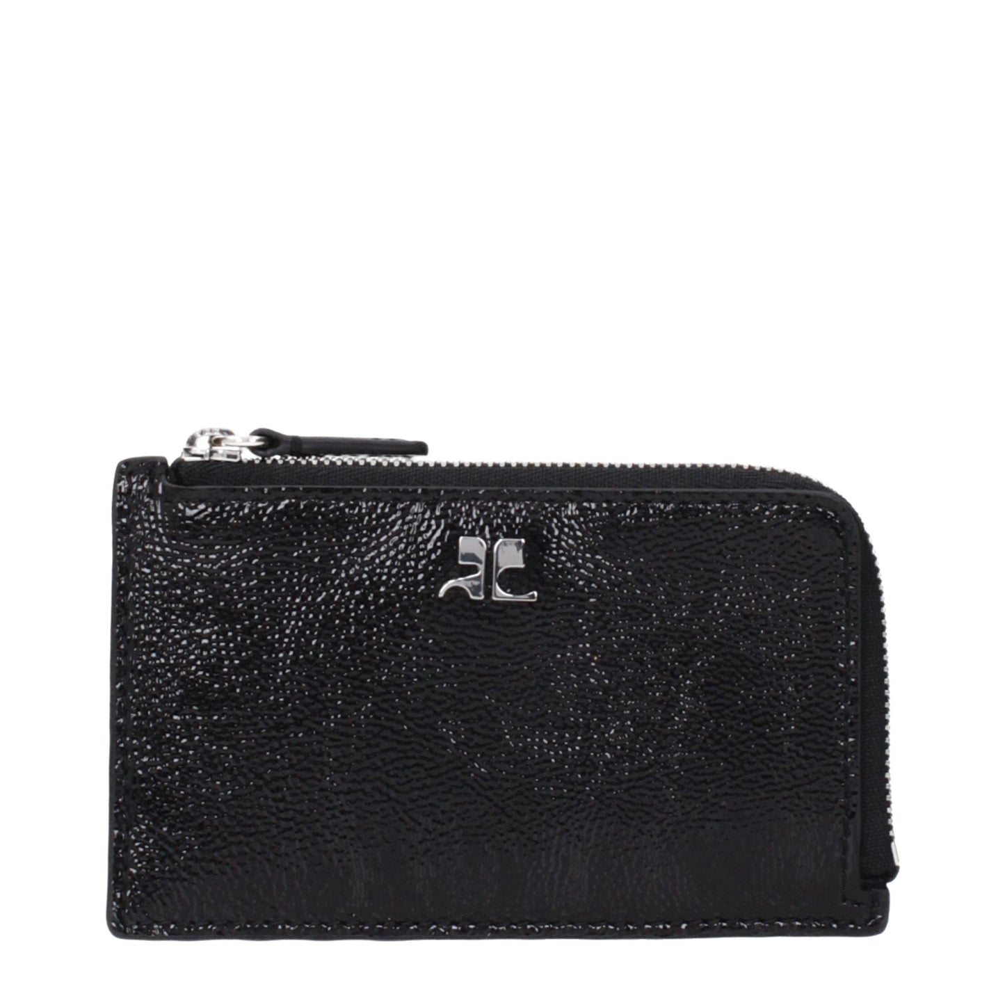 Courrèges Black Leather Wallet