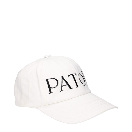 Baseball Cap by Patou for women in cotton white presents a distinguished silhouette from the Cotton Baseball Cap collection, showcasing a distinguished finish with refined distinguished details.