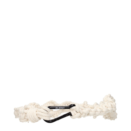 Belt by Alanui for women in cotton beige features an distinguished design, perfectly showcasing the sophisticated craftsmanship of this distinguished Cotton Belt.