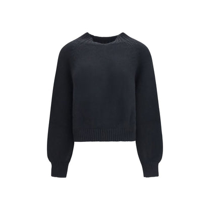 Khaite Black Cashmere Sweatshirt