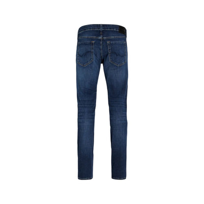Jack Jones Blue Cotton Skinny Jeans