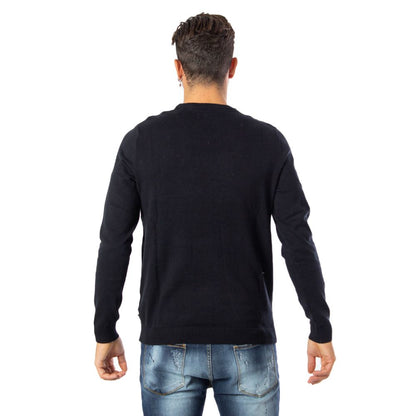 Jack Jones Black Cotton Sweatshirt
