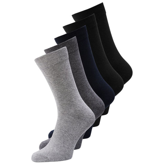 Socks by Jack Jones for men in stretch polyester cotton gray presents a perennial silhouette, artfully capturing the refined essence of the perennial Men's Stretch Polyester Cotton Socks design with a perennial finish.