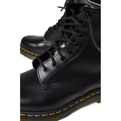 Dr. Martens Black Leather Athletic Sneakers