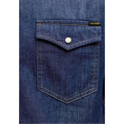 Jack Jones Blue Denim Shirt