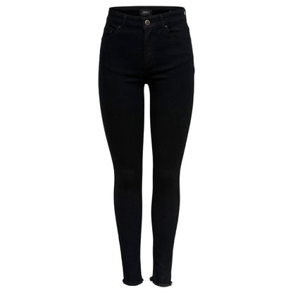 Only Black Cotton Skinny Jeans