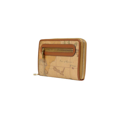 Alviero Martini Prima Classe Beige Leather Wallet