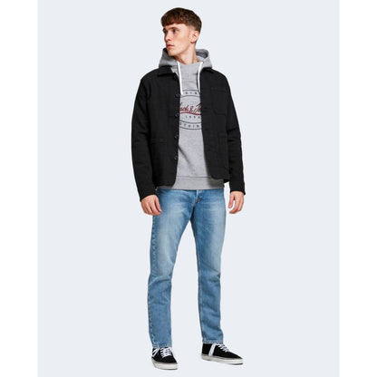 Jack Jones Blue Cotton Relaxed Fit Jeans