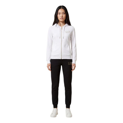 EA7 Emporio Armani Black And White Polyester Tracksuit