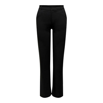 Jacqueline De Yong Black Elastane Dress Pants