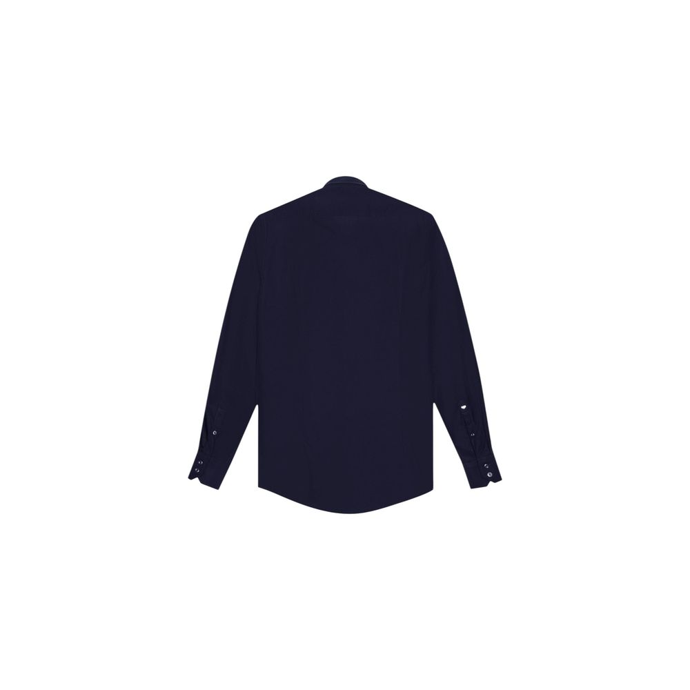 Antony Morato Blue Cotton Dress Shirt
