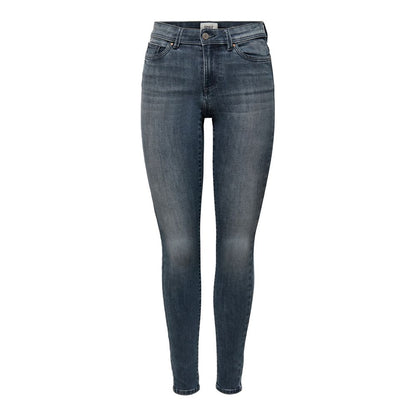 Only Blue Cotton Skinny Jeans