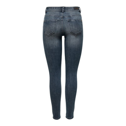 Only Blue Cotton Skinny Jeans