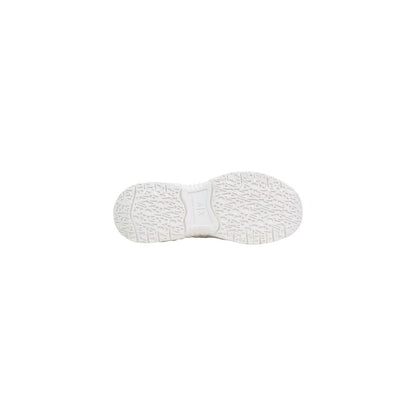 Armani Exchange White Polyester Chunky Sneakers
