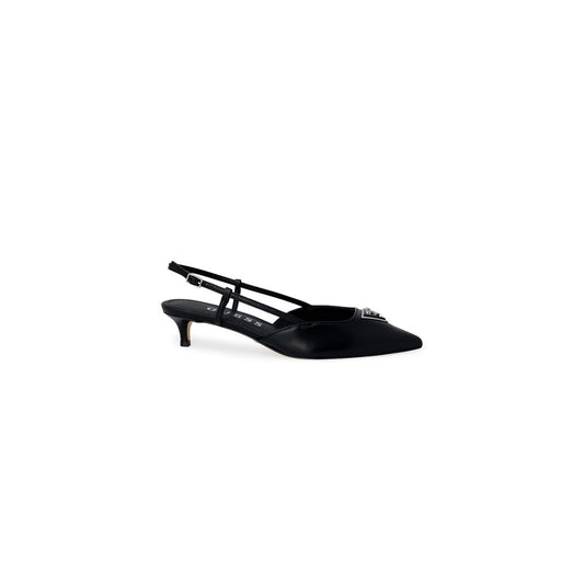 Low-Heel High-Heel Slingback Pumps Heels by Guess for women in polyester black & signature showcases a exquisite silhouette, perfectly accentuating Women's Polyester Low-Heel High-Heel Slingback Pumps Heels with a exquisite low-heel high-heel and exquisite pointed toe style.