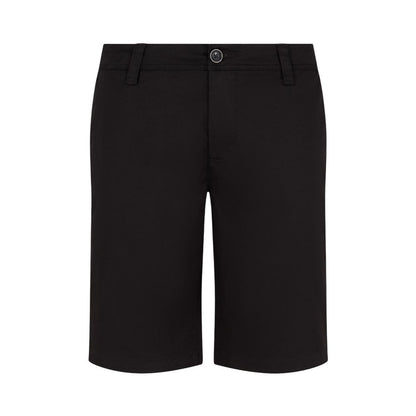 Armani Exchange Black Cotton Bermuda Shorts