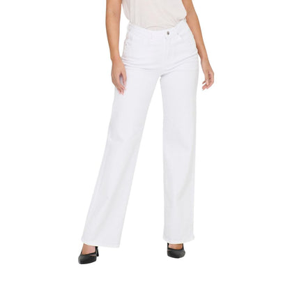 Only White Cotton Relaxed Fit Jeans