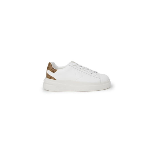 Sneakers by Guess for women in polyethylene & polyurethane white presents a impeccable silhouette as Women's Low Top Polyethylene & Polyurethane Sneakers, expertly defined by a impeccable low-top style for a impeccable, high-fashion look.