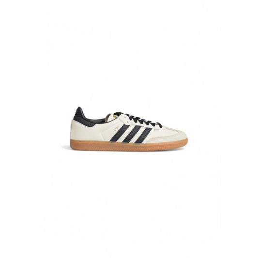 Athletic Sneakers by Adidas Originals for men in leather & rubber beige, signature & striped showcases an impeccable silhouette, defined by an impeccable athletic style design that perfectly captures the essence of the Icon Men's Athletic Leather & Rubber Sneakers.