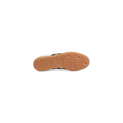 Adidas Originals Beige Leather Athletic Sneakers