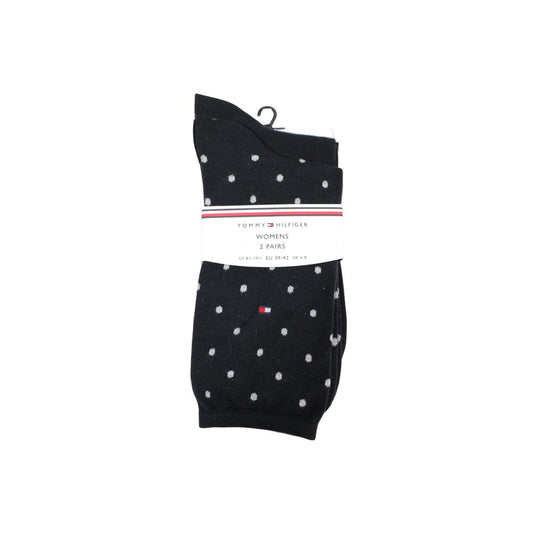 Socks by Tommy Hilfiger for women in stretch cotton & polyamide black, white, patterned & signature presents a perennial silhouette, artfully capturing the refined essence of the perennial Women's Stretch Cotton & Polyamide Socks design with a perennial finish.