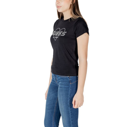 Guess Active Black Cotton T-Shirt