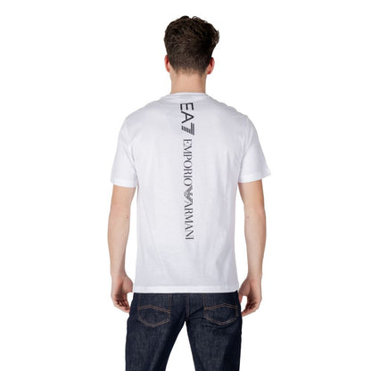 EA7 Emporio Armani Black And White Cotton Sportswear
