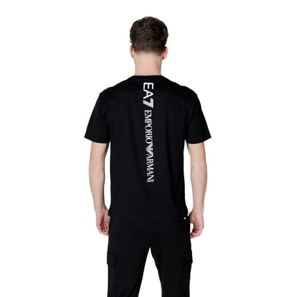 EA7 Emporio Armani Black And White Cotton Sportswear