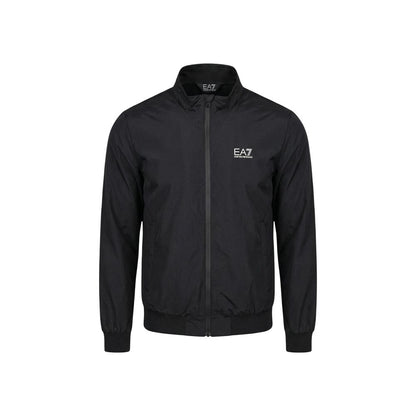 EA7 Emporio Armani Black Polyamide Bomber