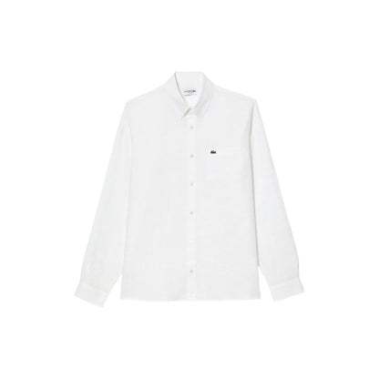 Lacoste White Linen Shirt