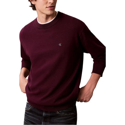 Calvin Klein Jeans Purple Cotton Sweatshirt