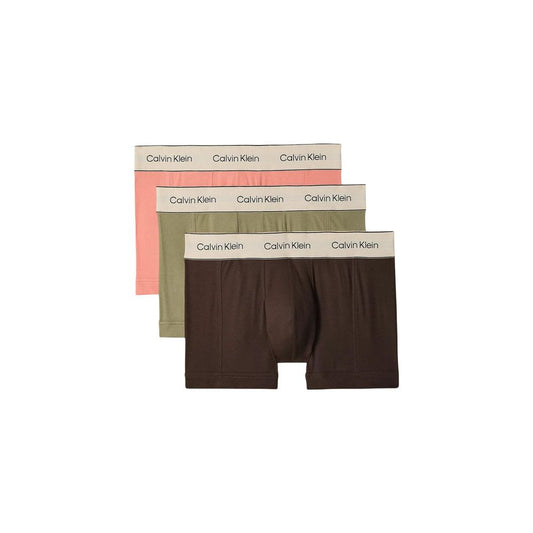 Underpants by Calvin Klein Underwear for men in stretch cotton brown & signature showcases a sultry silhouette, offering a sultry fit from the Men's Stretch Cotton Underpants collection.