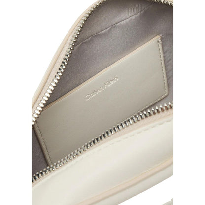 Calvin Klein White Polyethylene Handbag