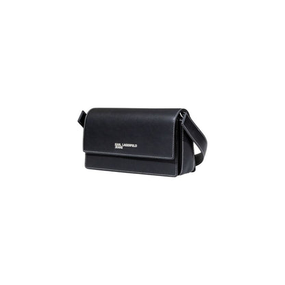 Karl Lagerfeld Black Artificial Leather Handbag