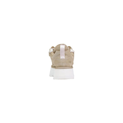 UGG Beige Leather Ankle Boots