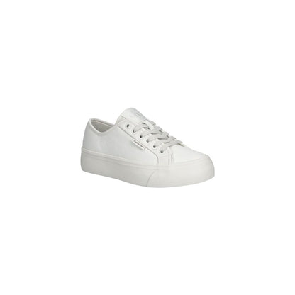 Calvin Klein Jeans White Leather Sneakers