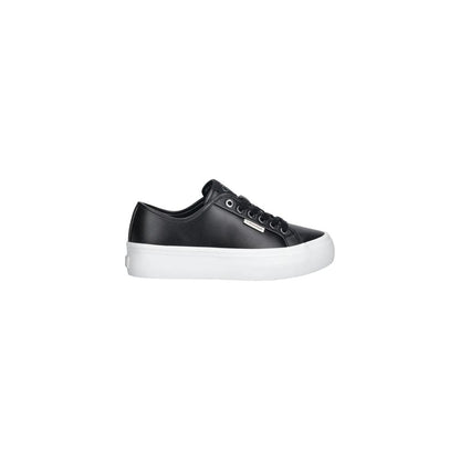 Calvin Klein Jeans Black Leather Low Top Sneakers